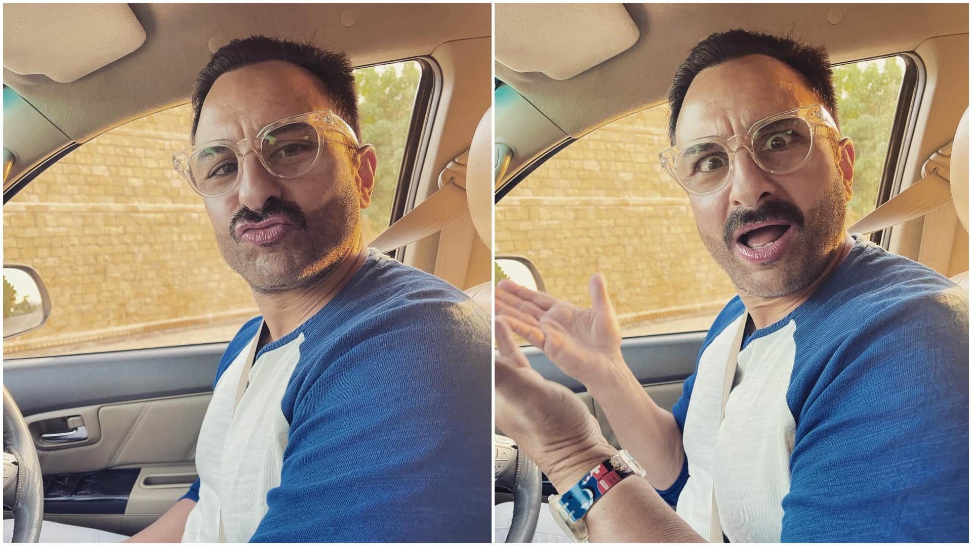 Saif Ali Khan Birthday: Kareena Kapoor Wishes husband on his birthday shares funny photos with pout
