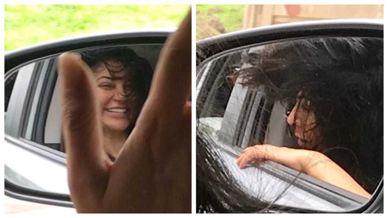 Sushmita Sen enjoying rain share photos says This girl loves Aamchi Mumbai