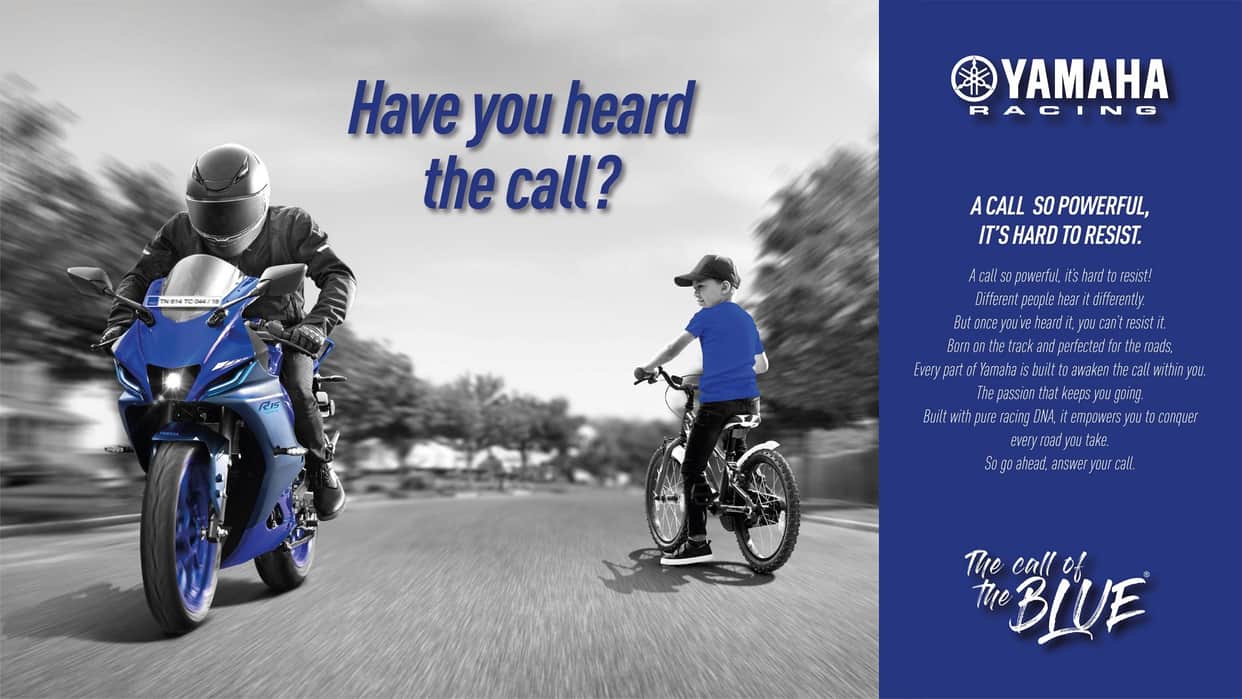 Yamaha Launches The Call of the Blue Version 3 Brand Campaign yamaha two wheeler
