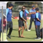 अभ्यास के दौरान भारतीय खिलाड़ी