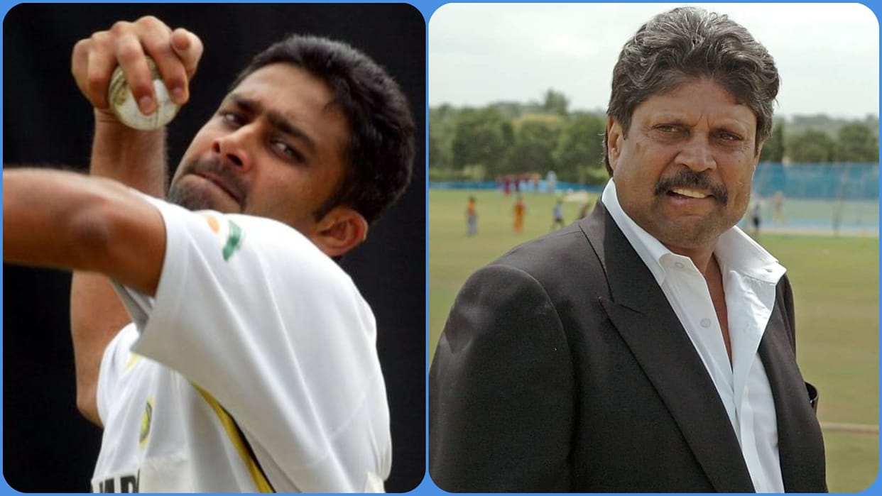 Anil Kumble dropped a catch and Kapil Dev scolded him on the ground; Kumble crying Bishan Singh Bedi