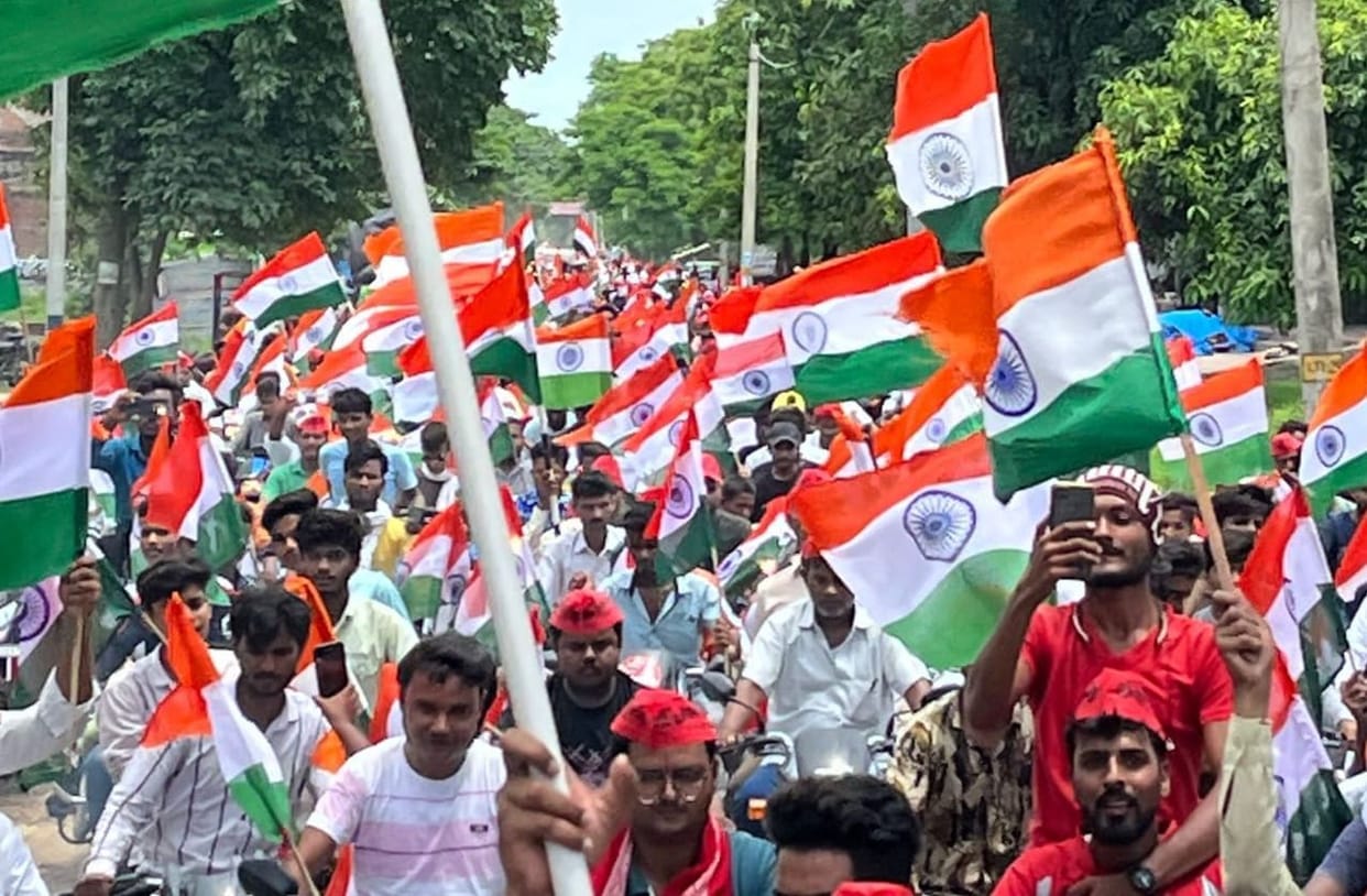 traders reveals tiranga yatra