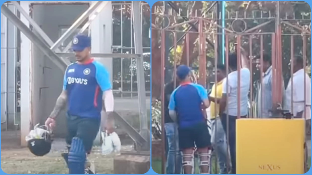 IND vs ZIM ODI 2022 Ishan Kishan Fans Came From Patna to Zimbabwe to Meet Him See Reaction Viral Video