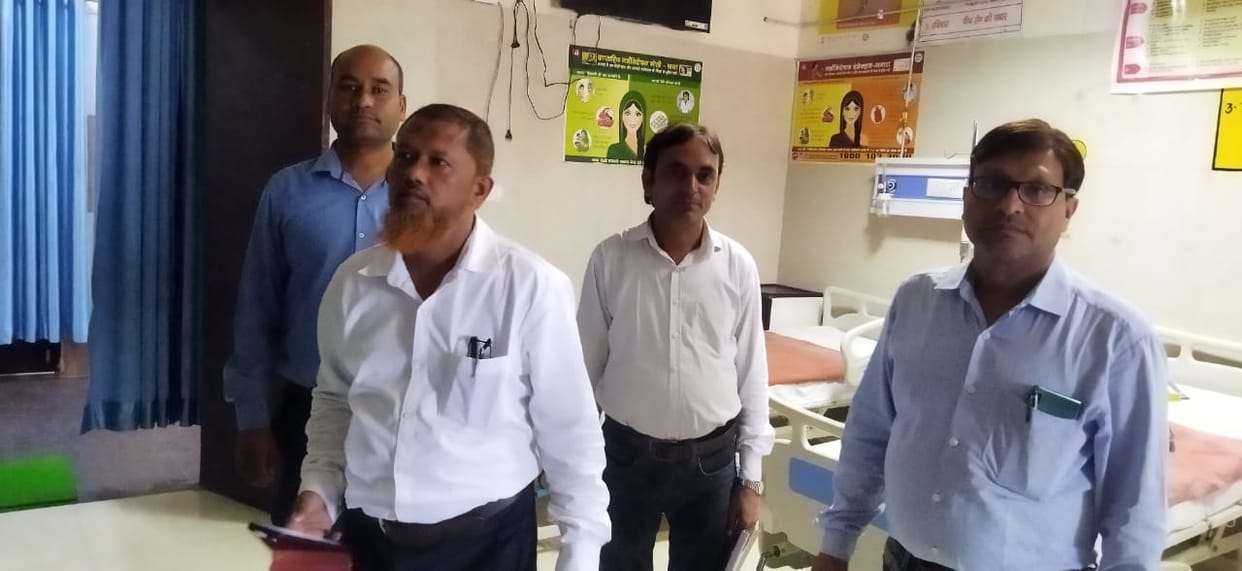 Inspection of district and women's hospital
