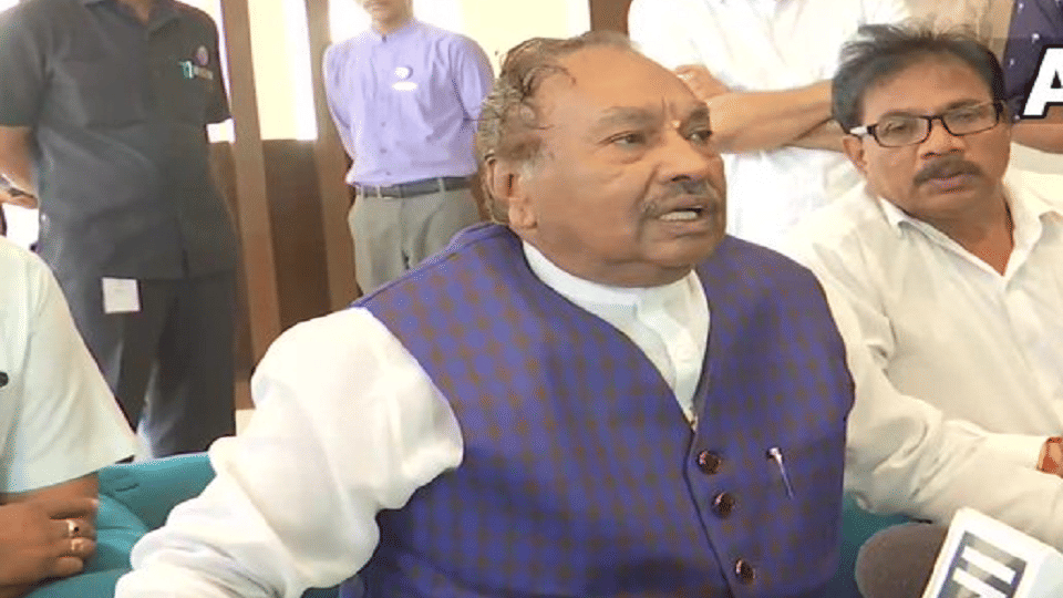 Shivamogga Violence: BJP MLA KS Eshwarappa says, Congress supporting anti-nationalists like PFI, SDPI
