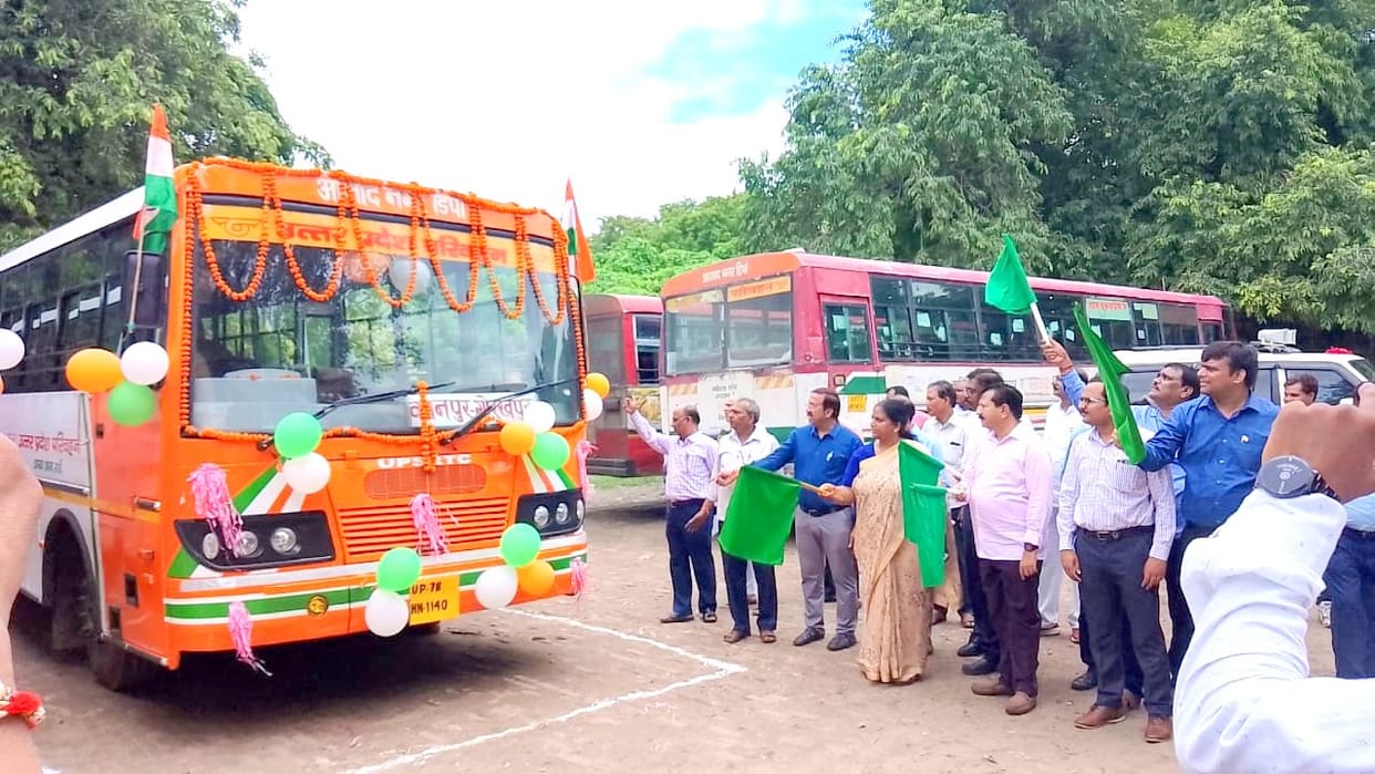 UP Roadways gets 150 BS-VI buses, buses will run from Jhakarkati to Gorakhpur in Kanpur
