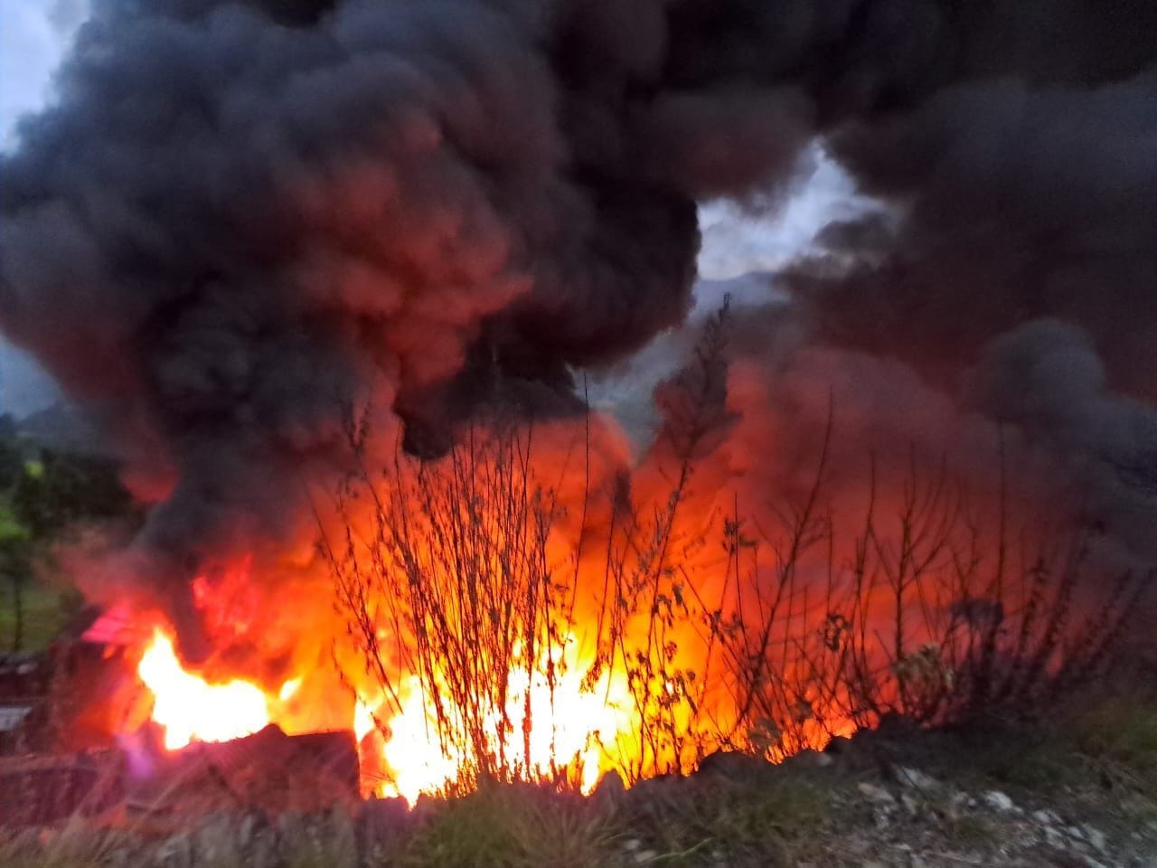 fire Broke at Lisa Factory