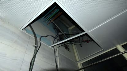 Fire in srn hospital fire brigade control