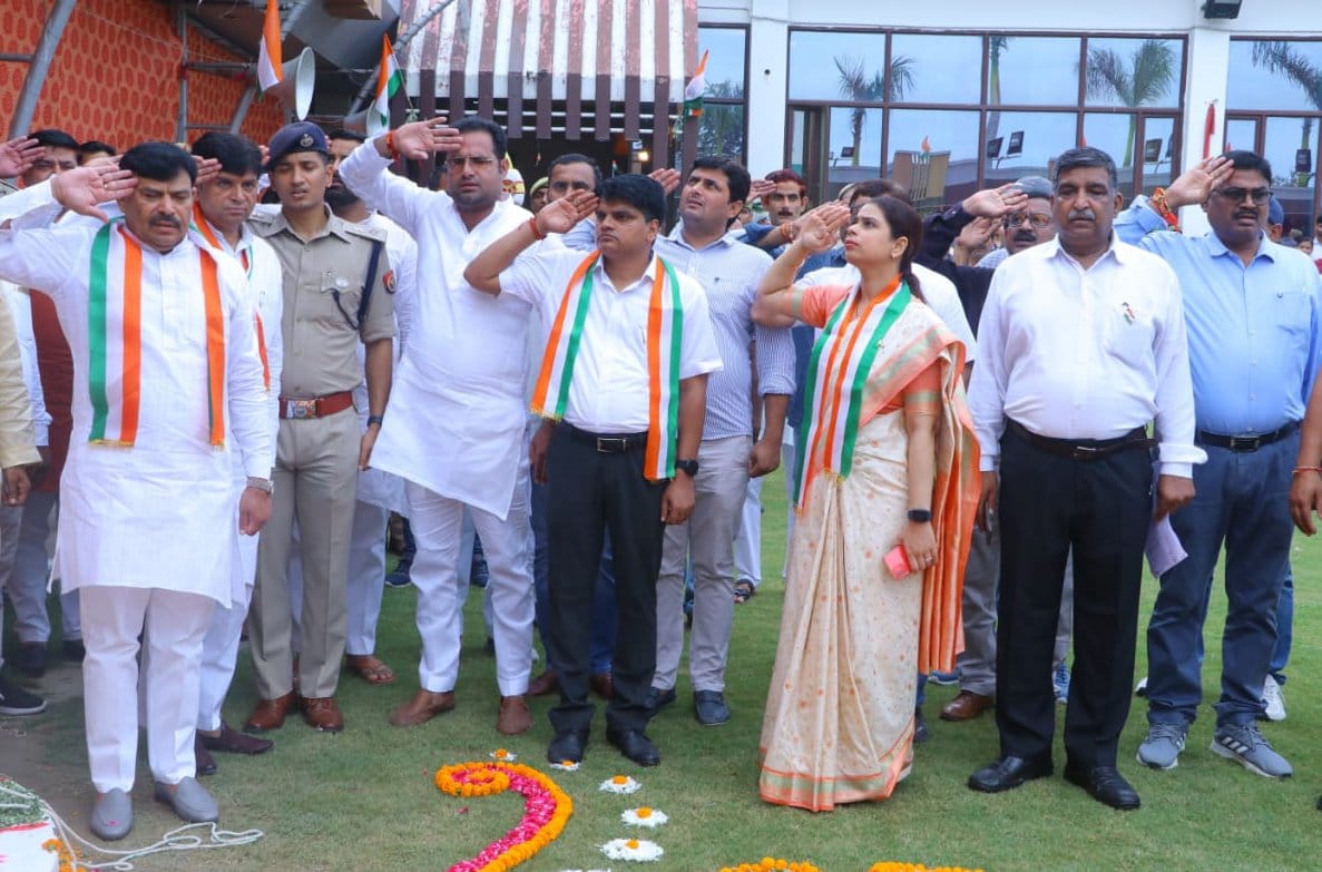 Tricolor hoisted proudly everywhere from Collectorate