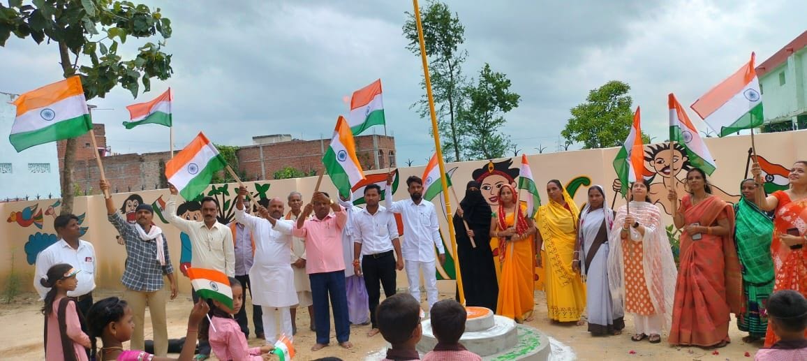 First hoisted tricolor, then raised brother meaning