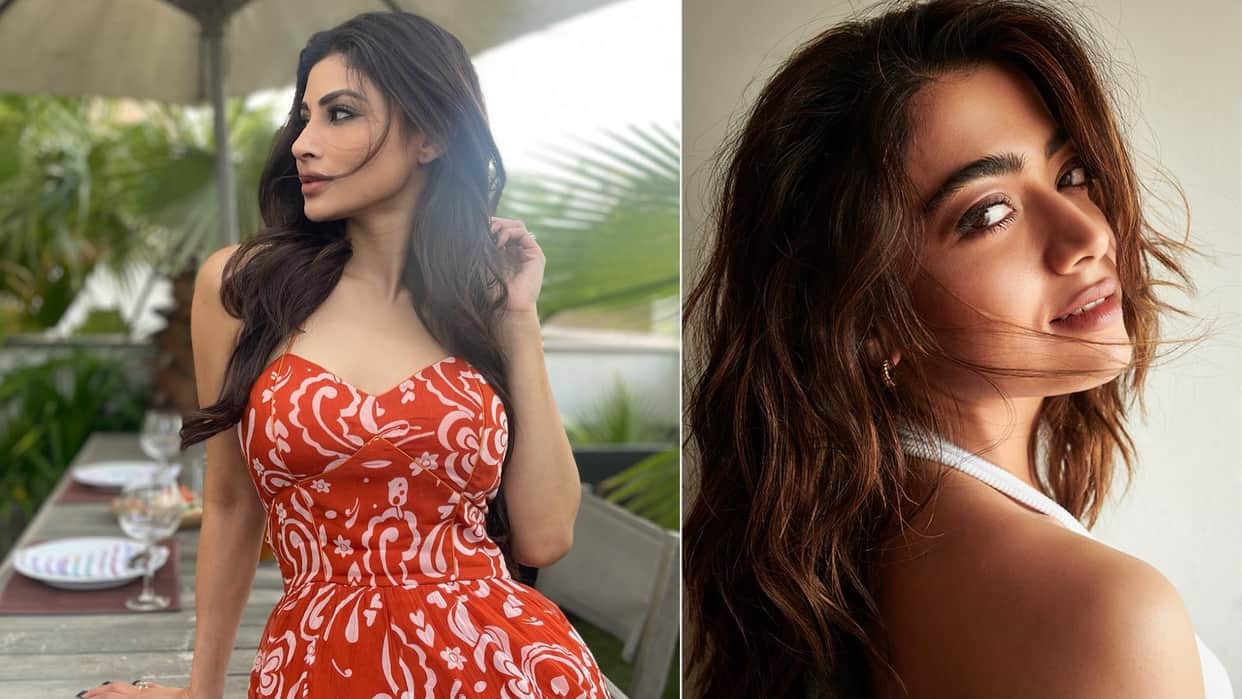 photos of the day Rashmika Mandanna glamorous look and mouni roy latest pics celebrity update in 10 pictures