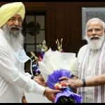 पीएम नरेंद्र मोदी के साथ इकबाल सिंह लालपुरा।