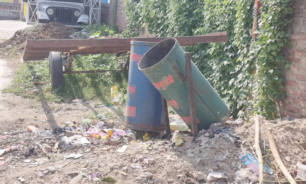Garbage has become a dustbin, the cleanliness mission is feeling the destruction