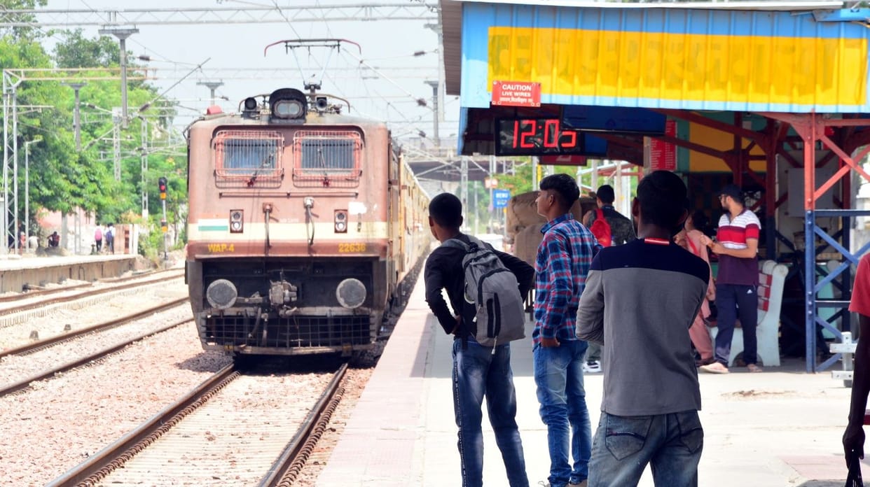 Kalka reached just ten minutes after Haridwar Express