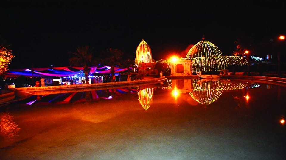 mathura painted in the colors of banke bihari shri krishna janmashtami celebrated on august 19