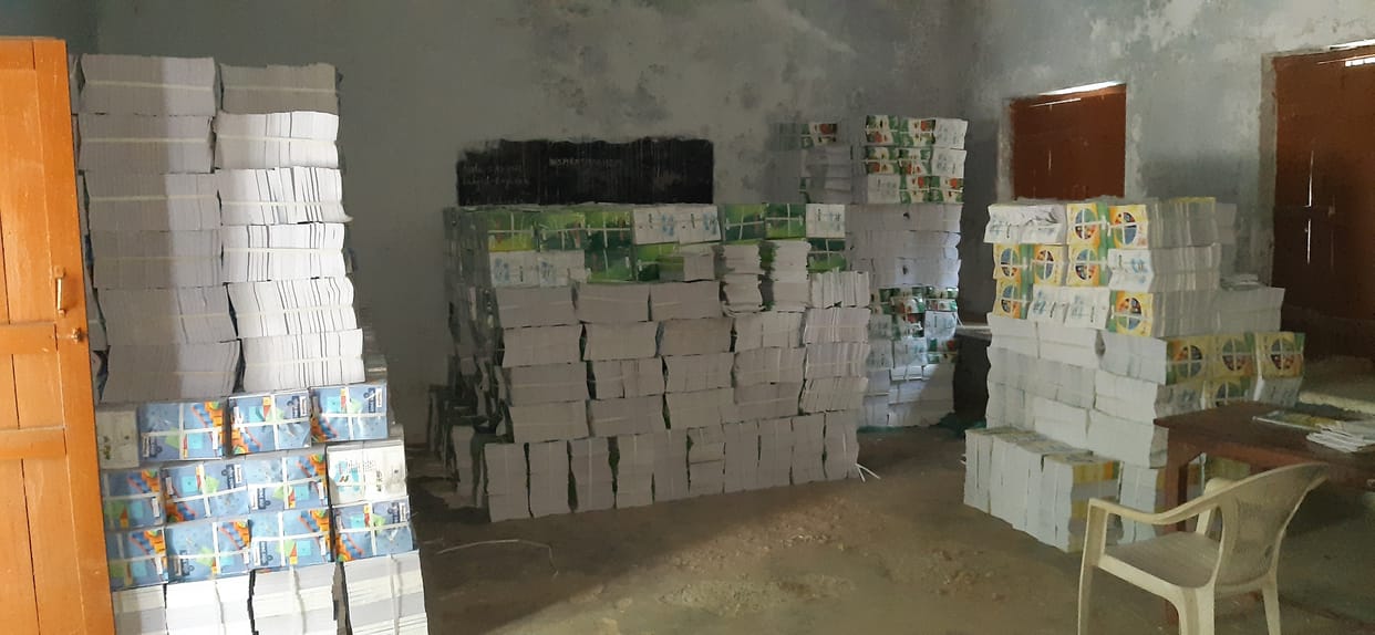 Instead of 15 lakhs, only 2.5 lakh books came