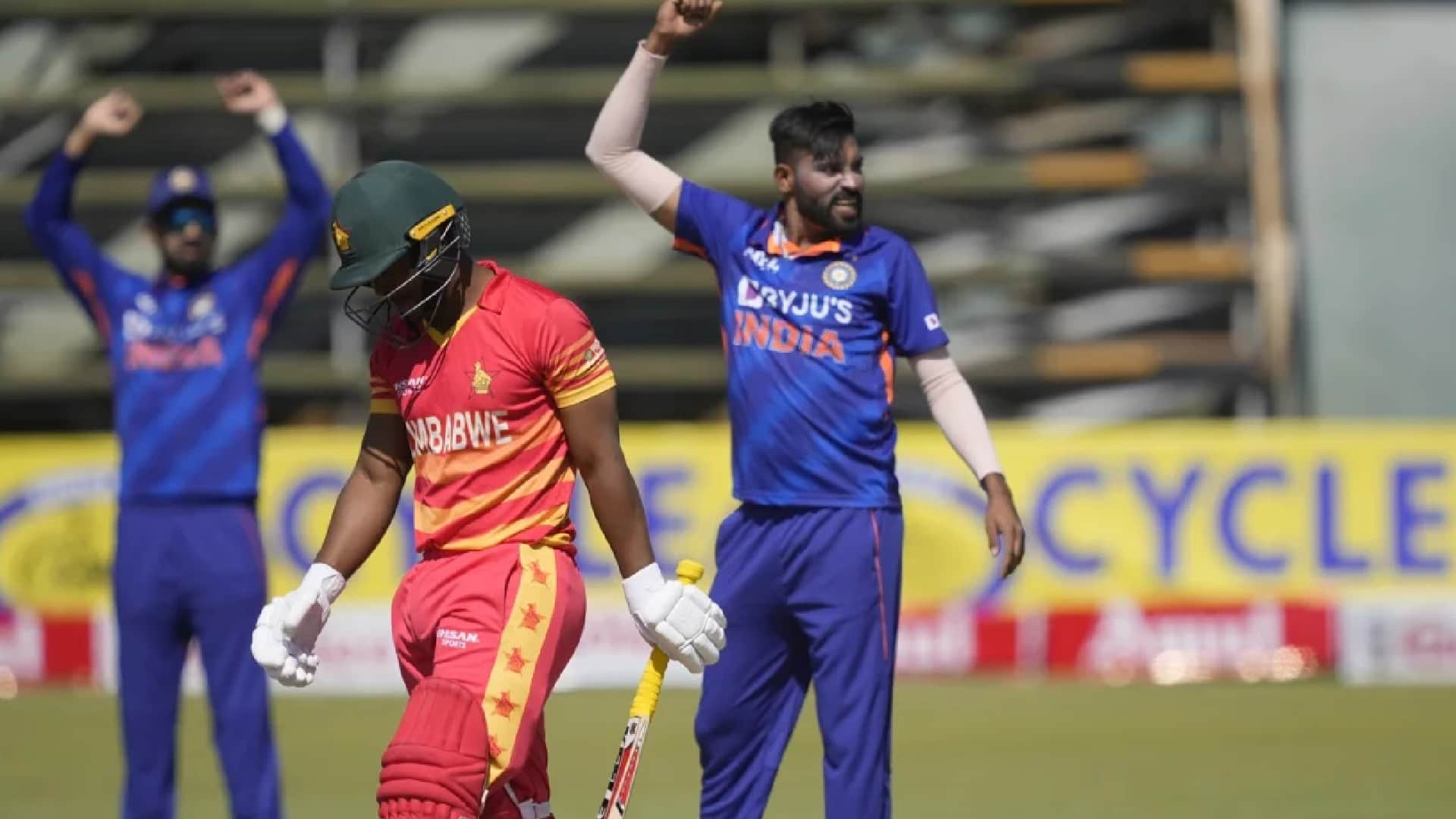 India beats Zimbabwe by 10 wickets in 1st ODI Shikhar Dhawan Shubman Gill Deepak Chahar Axar became heroes