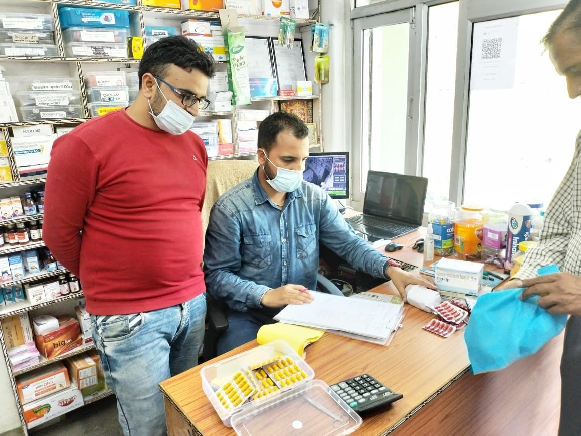 Inspection of medicine shops in Bharmour