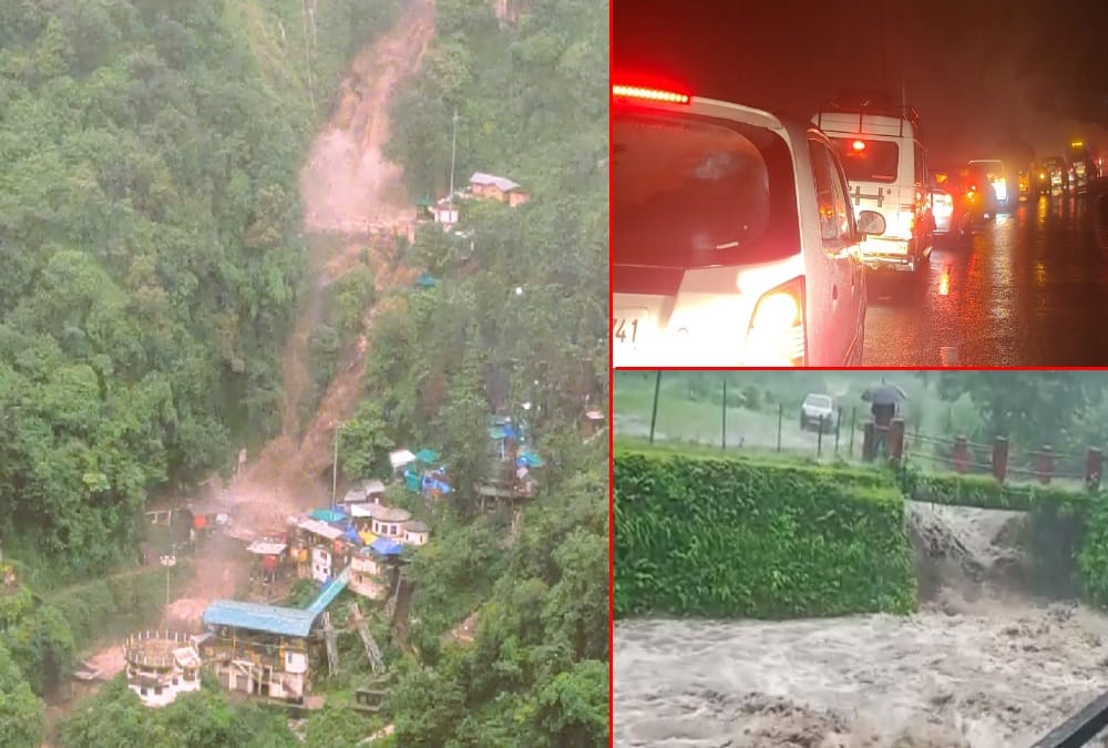 Mussoorie News: Road Closed and Kempty Falls Overflow After Heavy Rainfall see visuals