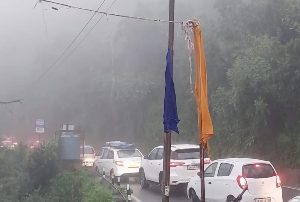 Mussoorie News: Road Closed and Kempty Falls Overflow After Heavy Rainfall see visuals