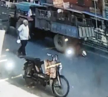 Bike rider dies after being hit by tractor-trolley in front of Durga Bhavan