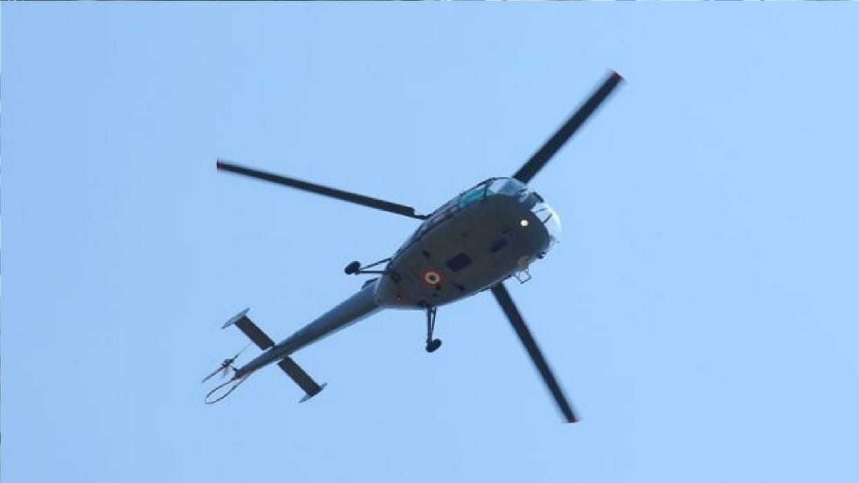 Indian Air Force has deployed its Cheetal helicopter to rescue an Italian mountaineer