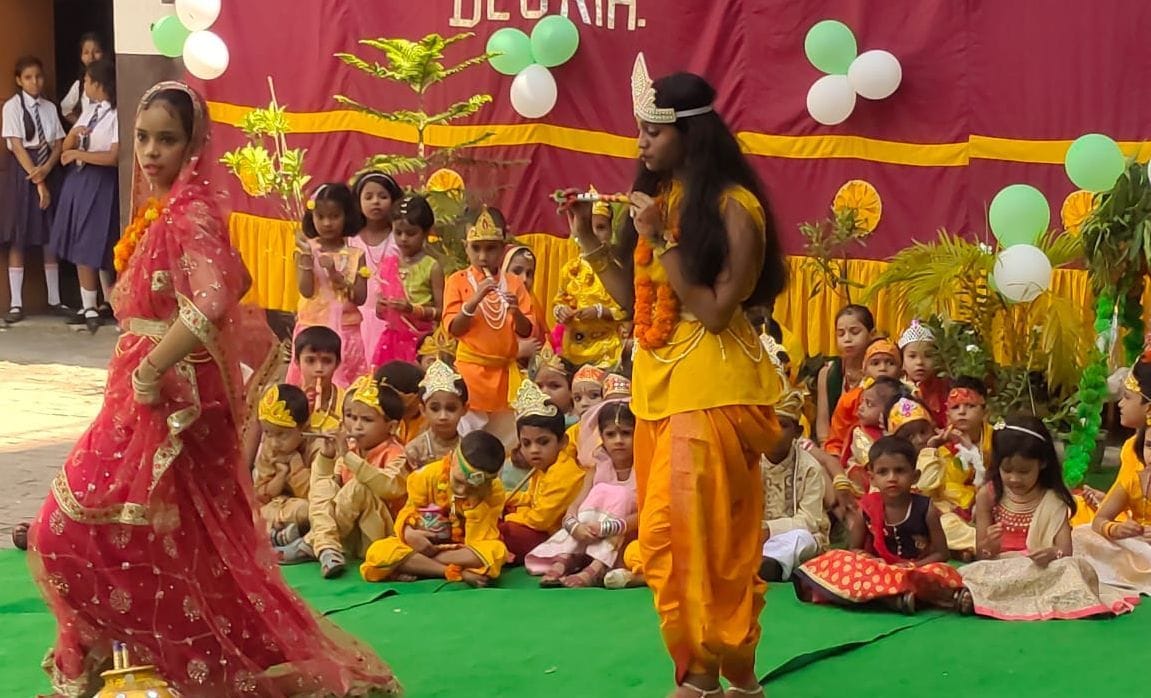 shri krishna leela produced in schools