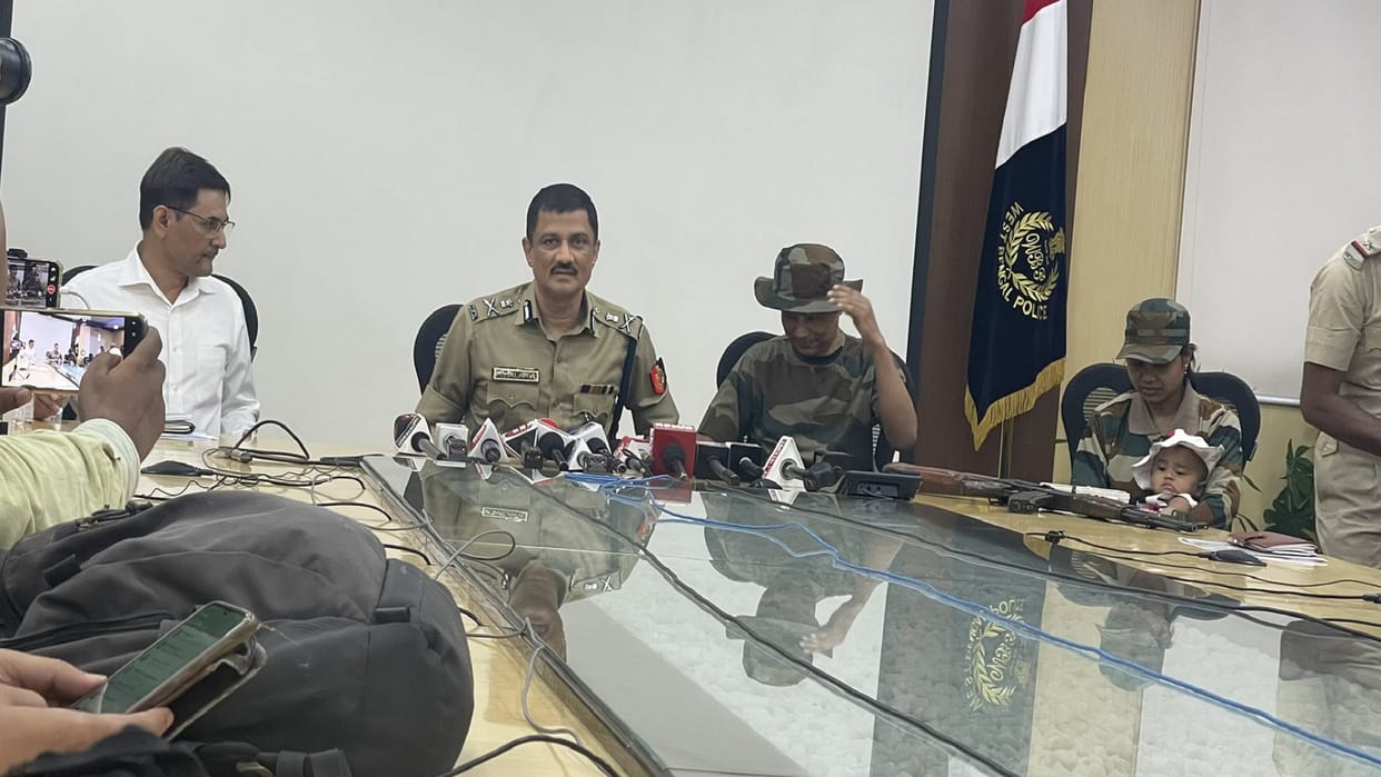 Top leader of militant organization klo Kailas Koch surrenders with wife