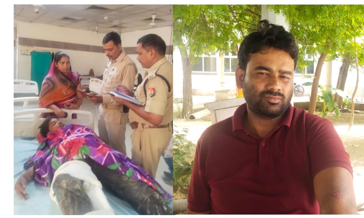 Attempt to rob a truck laden with cattle in Etawah, miscreants fired, two injured