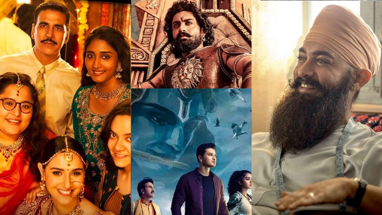 Why Aamir Laal Singh Chaddha Akshay Raksha bandhan lag behind South small budget films Sita Ramam Karthikeya 2