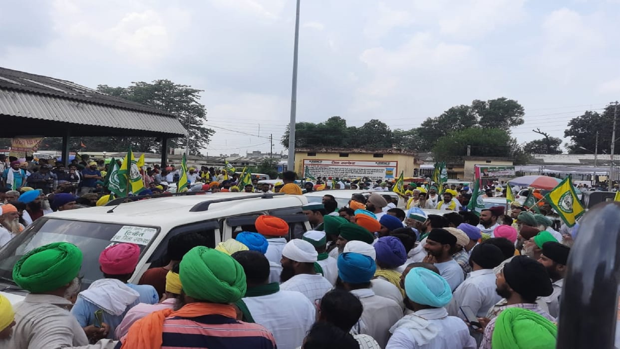 SKM protest against central government in Lakhimpur Kheri
