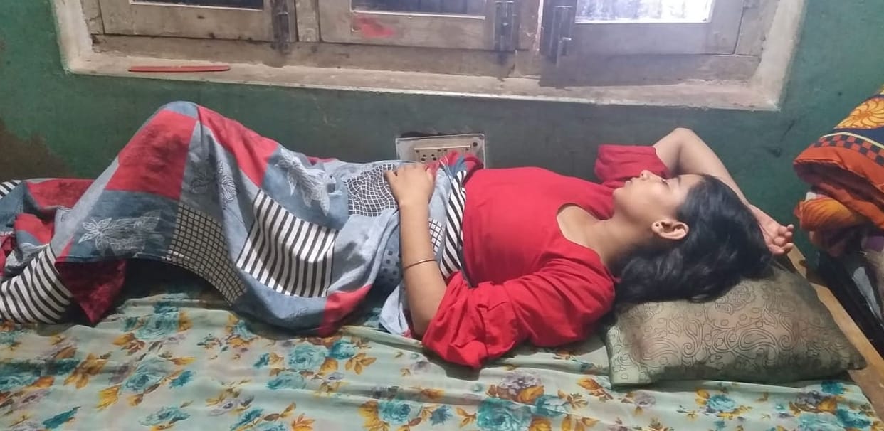 Thieves injected the girl with unconsciousness, the house was reconstructed