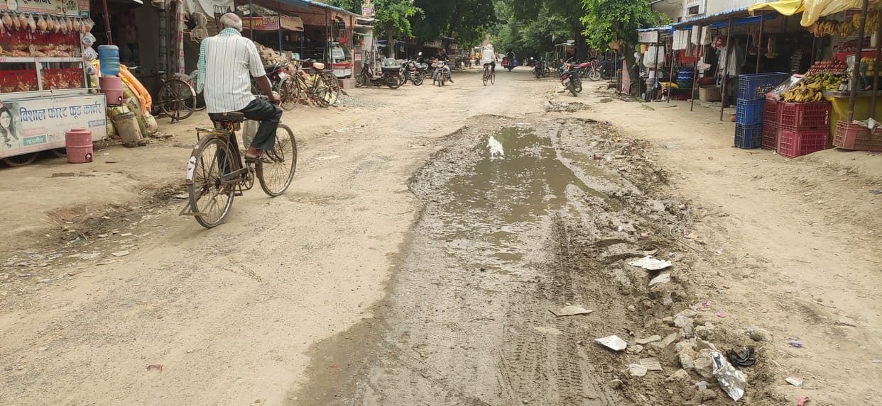Bad roads are not being repaired