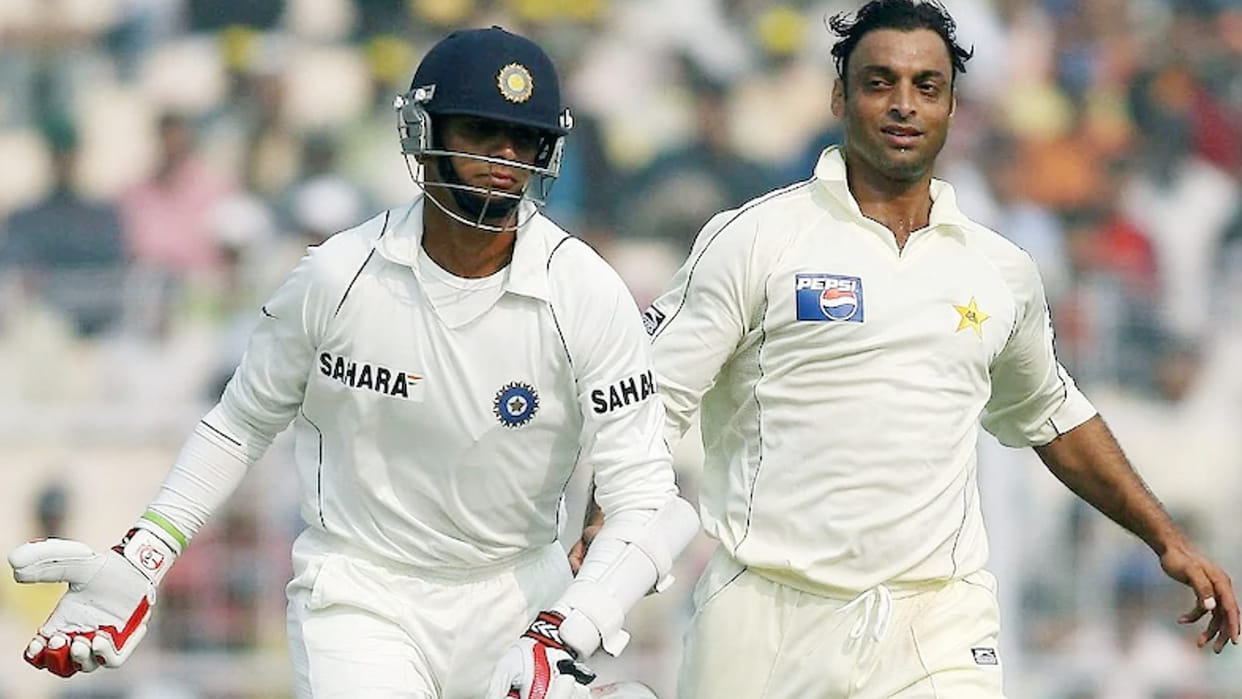 Rahul Dravid Anger Surprised Shoaib Akhtar During India-Pakistan Clash in 2004 Champions Trophy; Video