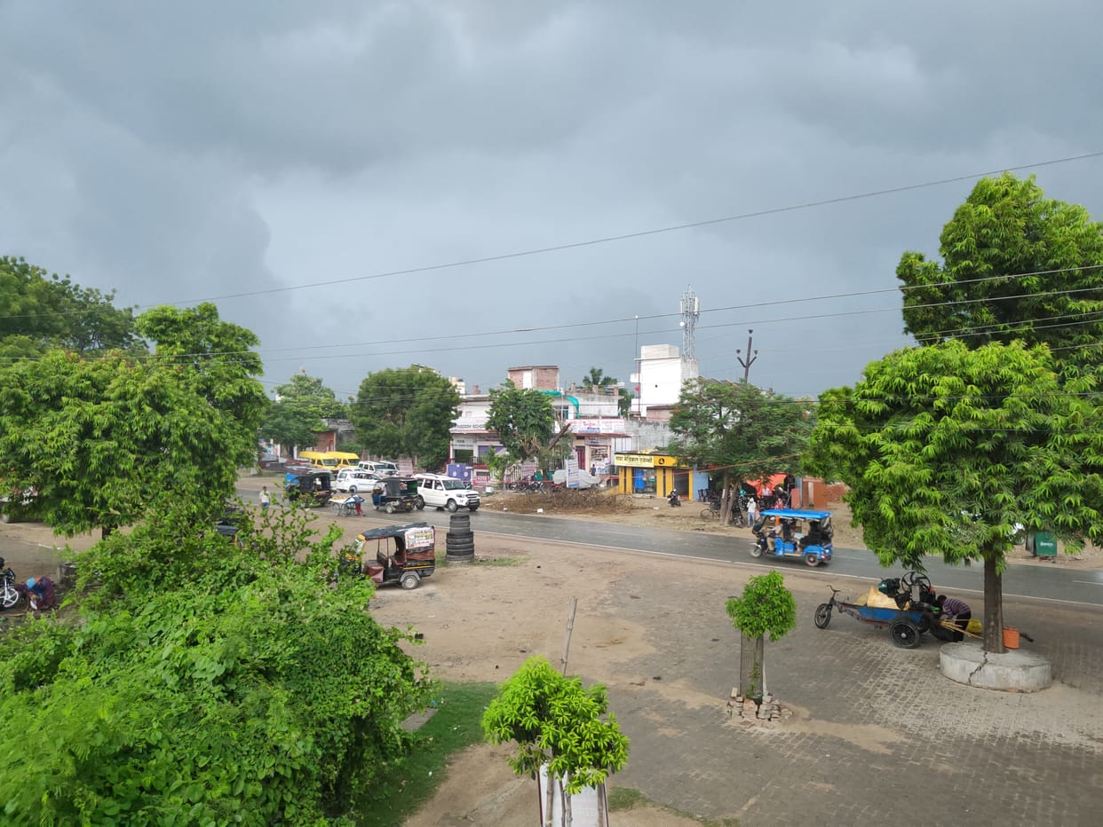 Relief from heat and humidity due to rain, farmers' faces blossomed