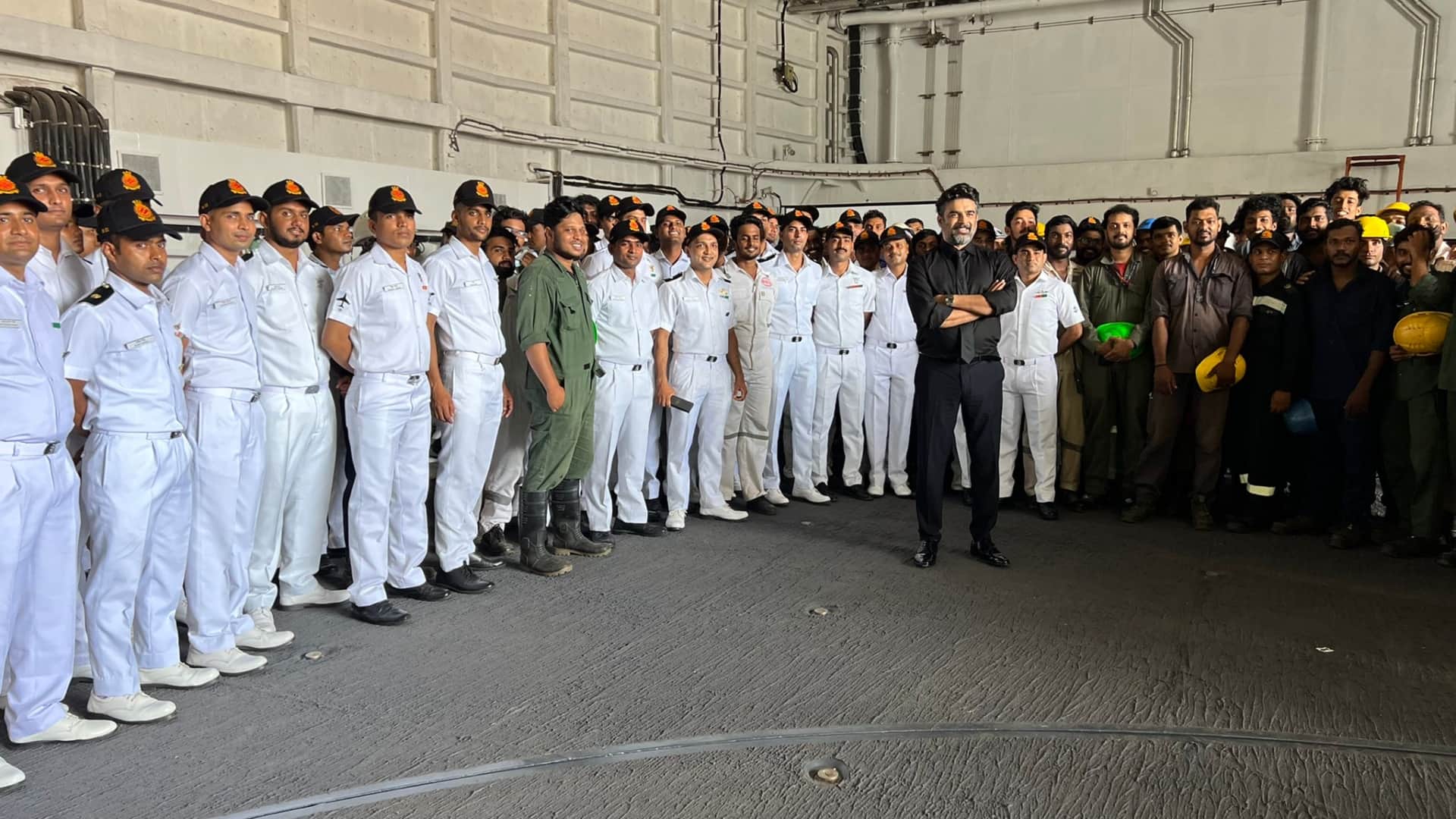 R Madhavan reaches INS Vikrant and thanked indian navy to for inviting him their before Dhokha Round D Corner