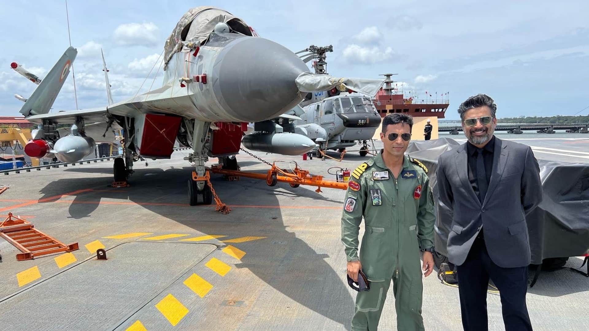 R Madhavan reaches INS Vikrant and thanked indian navy to for inviting him their before Dhokha Round D Corner