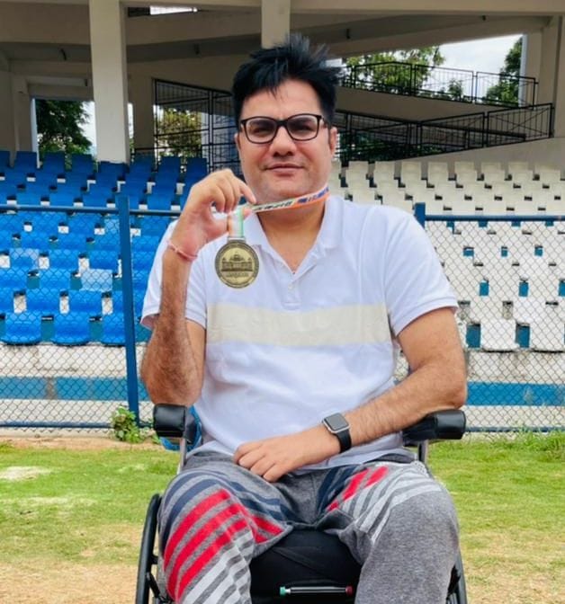 Paralympian Amit Saroha wins ticket for Asian and World Championships with best throw at Open National Para Athletics Championships
