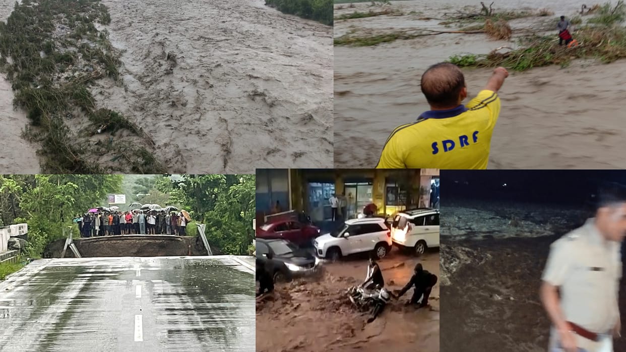 Cloudburst in Uttarakhand Dehradun Weather Heavy rainfall Tapkeshwar Mahadev