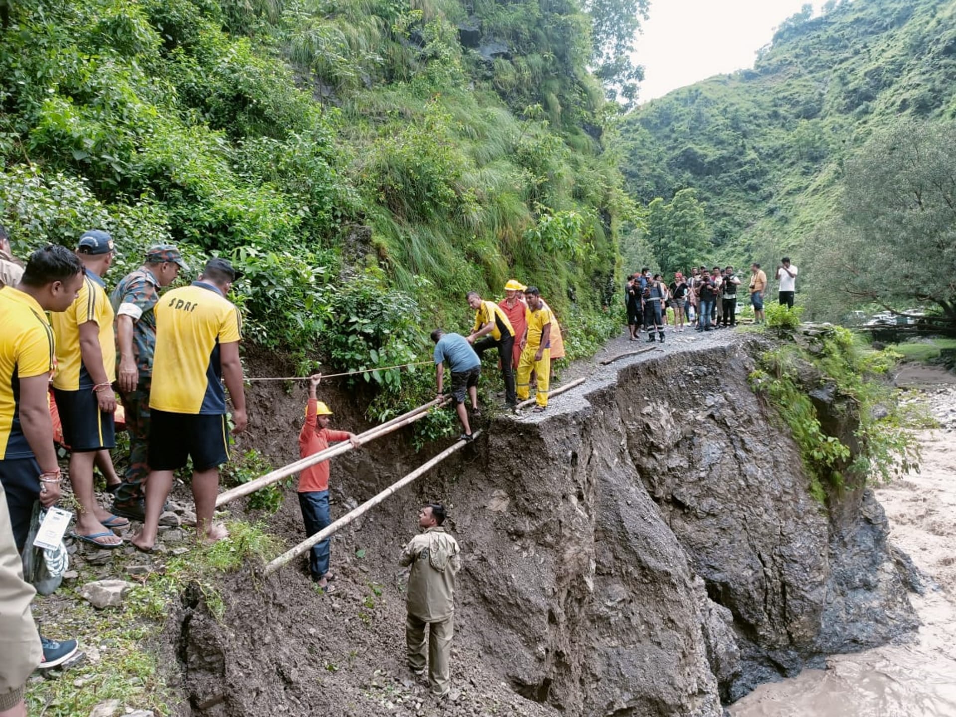 Cloudburst in Uttarakhand Dehradun rainfall Four dead 13 missing 12 injured