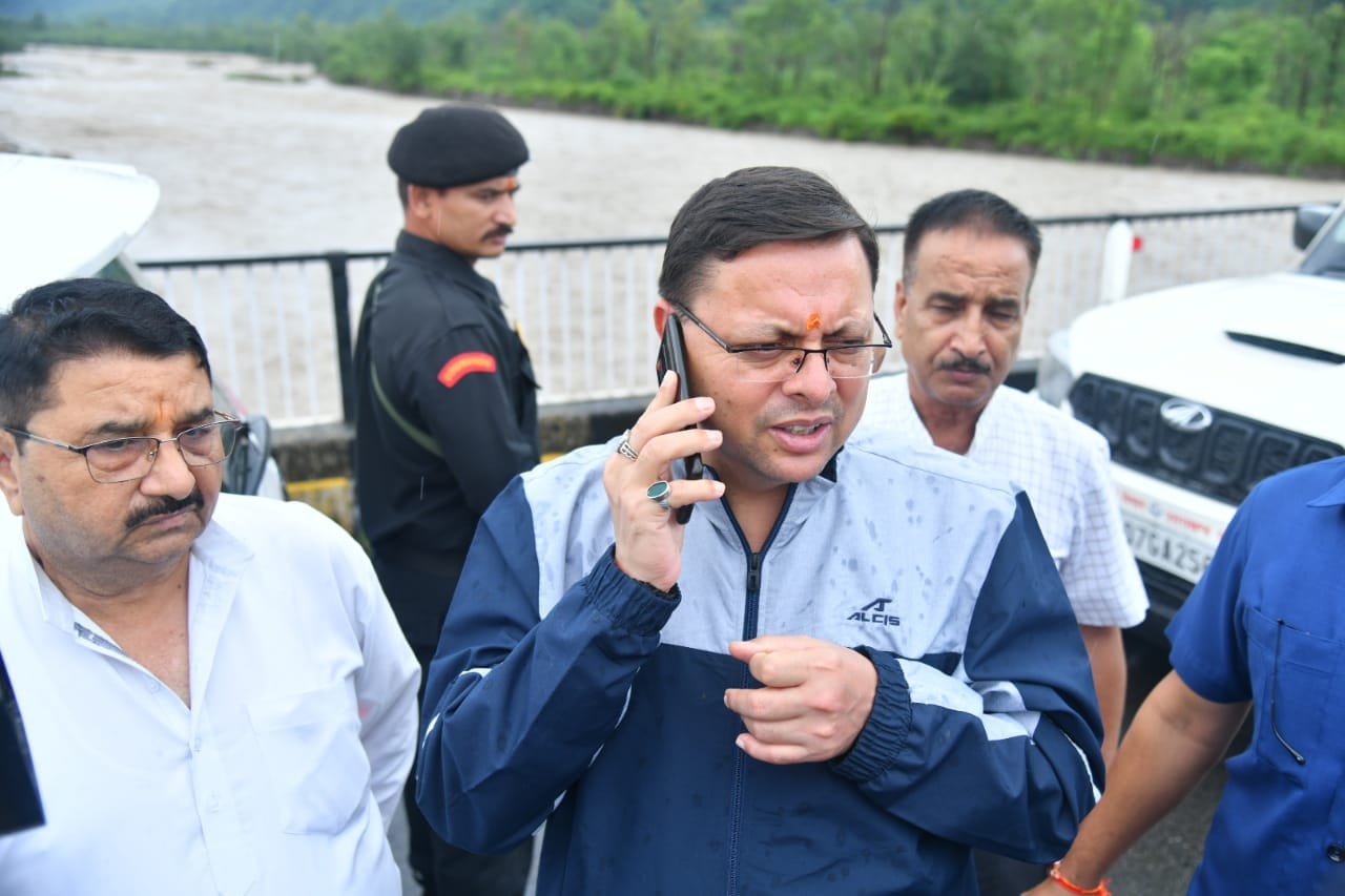 Cloudburst in Uttarakhand Dehradun CM Dhami reached disaster affected area