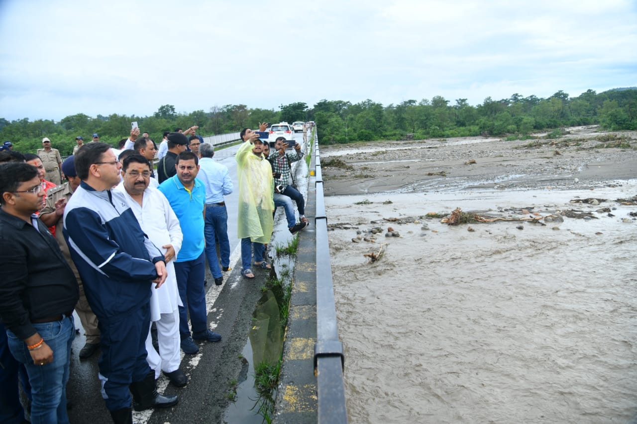 Cloudburst in Uttarakhand Dehradun CM Dhami reached disaster affected area