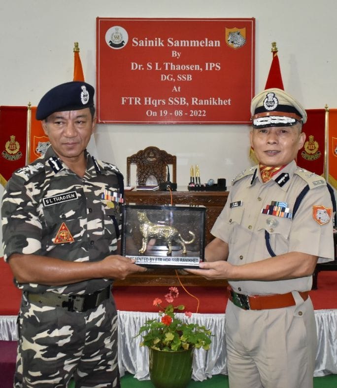 SSB DG Inspects Ranikhet Centre