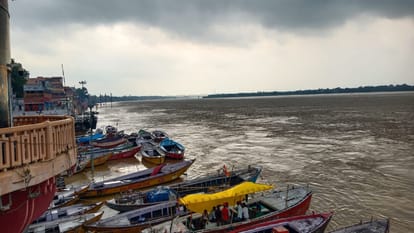 Varanasi Ganga water Level LIVE UPDATE Ganga 40 cm below the red mark in varanasi