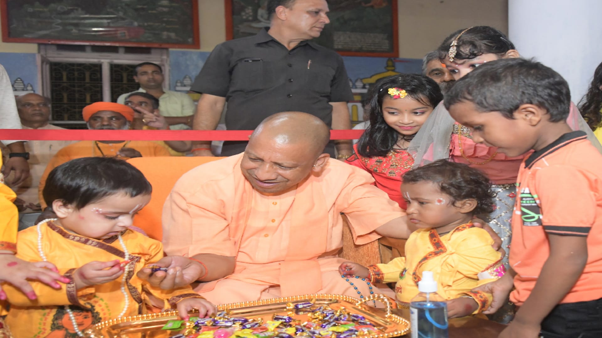 Janmashtami celebrated in the presence of CM Yogi Adityanath in Gorakhnath temple