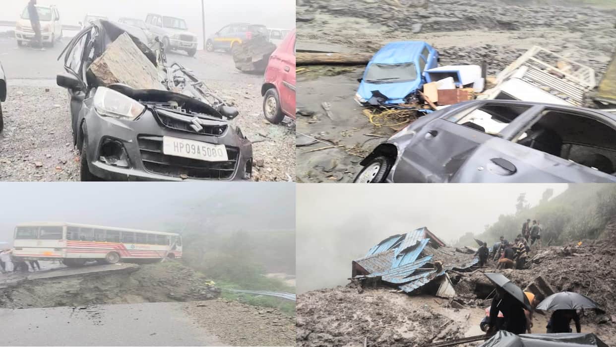Cloud burst, Heavy rain wreaked havoc in Himachal, many people missing, see the devastation in pictures