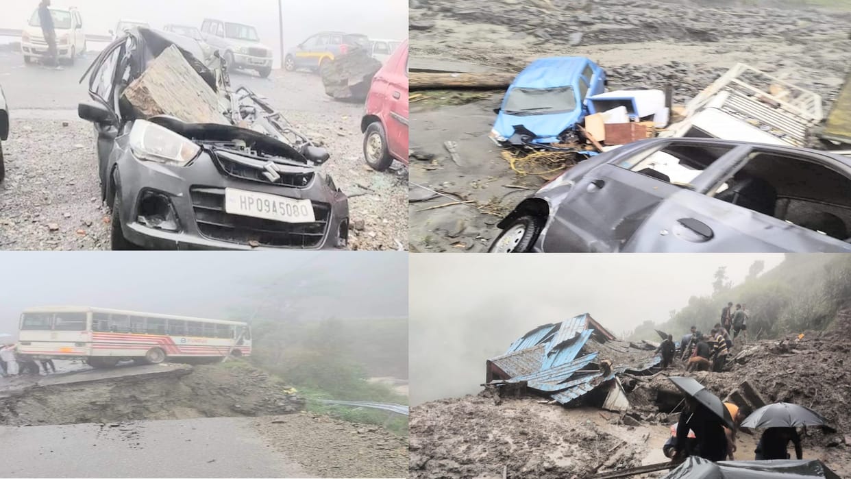 Cloud burst, Heavy rain wreaked havoc in Himachal, many people missing, see the devastation in pictures