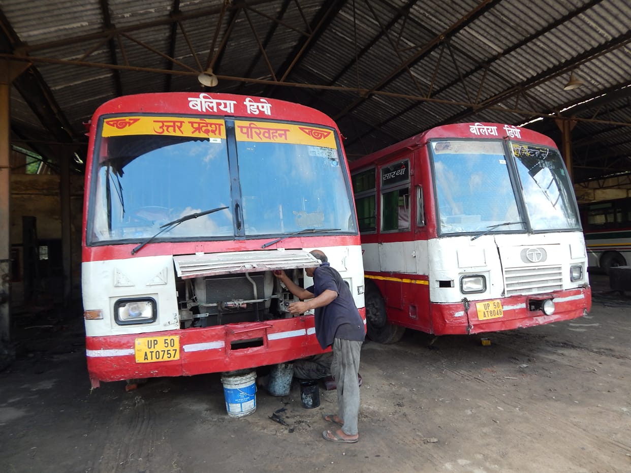 Arrangement for repair of BS-4 buses has not come in the district, BS-6