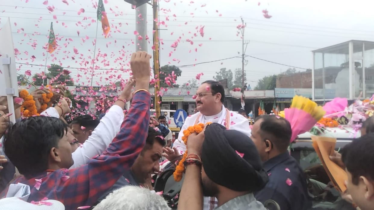 BJP Chief JP Nadda reaches Tripura attends Marathon Meeting for upcoming Assembly Election 2022 news in hindi