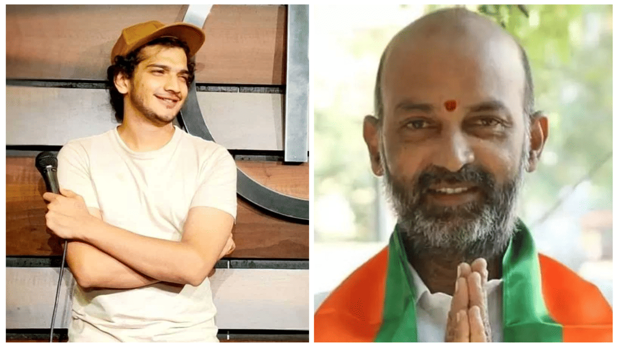 telangana bjp chief bandi sanjay kumar calls munawar faruqui boycott as it mocks hindu gods taking dig on TRS